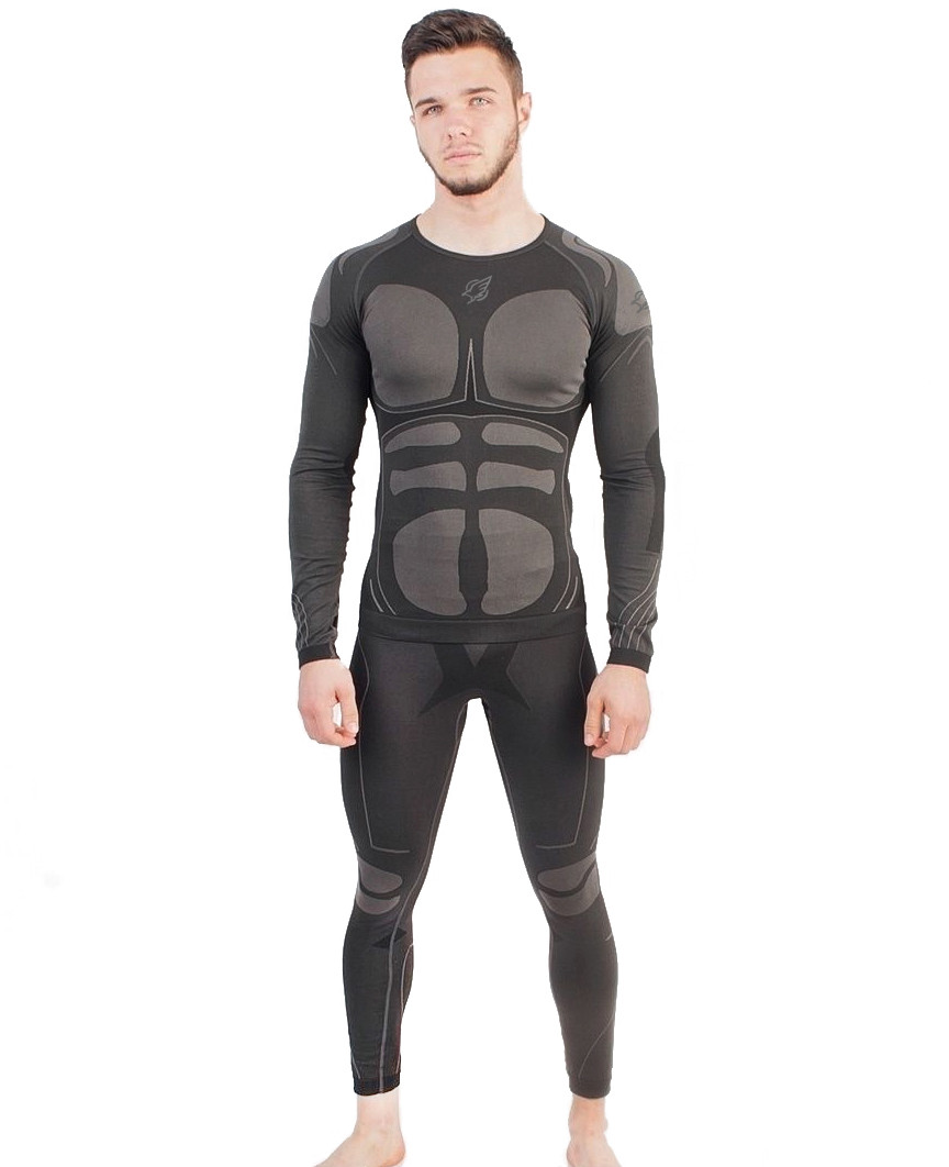 Термобілизна чоловіча Eagle JA-09-3 Black (термо-білизна, зимова, тактична), фото 1