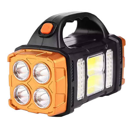 Ліхтар переносний HB-2678-25W+2COB, power bank, сонячна батарея, фото 1