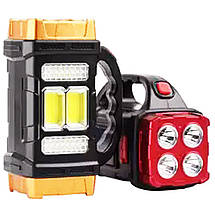 Ліхтар переносний HB-2678-25W+2COB, power bank, сонячна батарея, фото 5