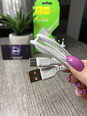 Зарядний пристрій Denmen DC05T з кабелем Type-C 2USB 2.4A, фото 5