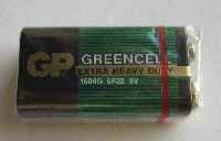 Батарейка GP "Greencell" 9V/6R61