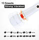 Вібрація серії Boss Series - Massager Super Mustly USB White 10 функція, BS2200011, фото 7