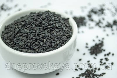 Семена Кунжут черный (сезам) 5кг сырой натуральный семена черный Кунжут - фото 1 - id-p1762028742