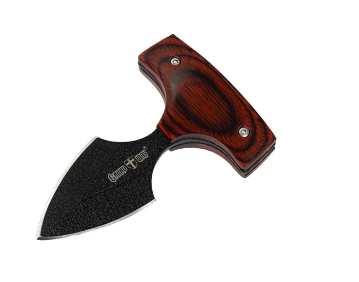 Ніж тичок пуш дагер + чохол колодка дерево, клинок сталевий якісний ніж тичковий