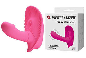 Vibrobobochka з стимулятором Pretty Love Clitoris - Fancy Clamshell, BI -014368