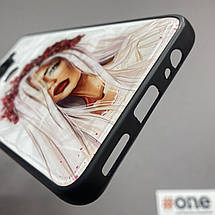 Чохол для Xiaomi Redmi Note 9 Ladies з дівчинкою українкою чохол на телефон сяомі редмі нот 9 білий, фото 5
