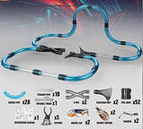 Трек трубопровідний D 2085-2 (12/2) 2 машинки на р/у, 107 елементів, світловий ефект, в коробці, фото 3