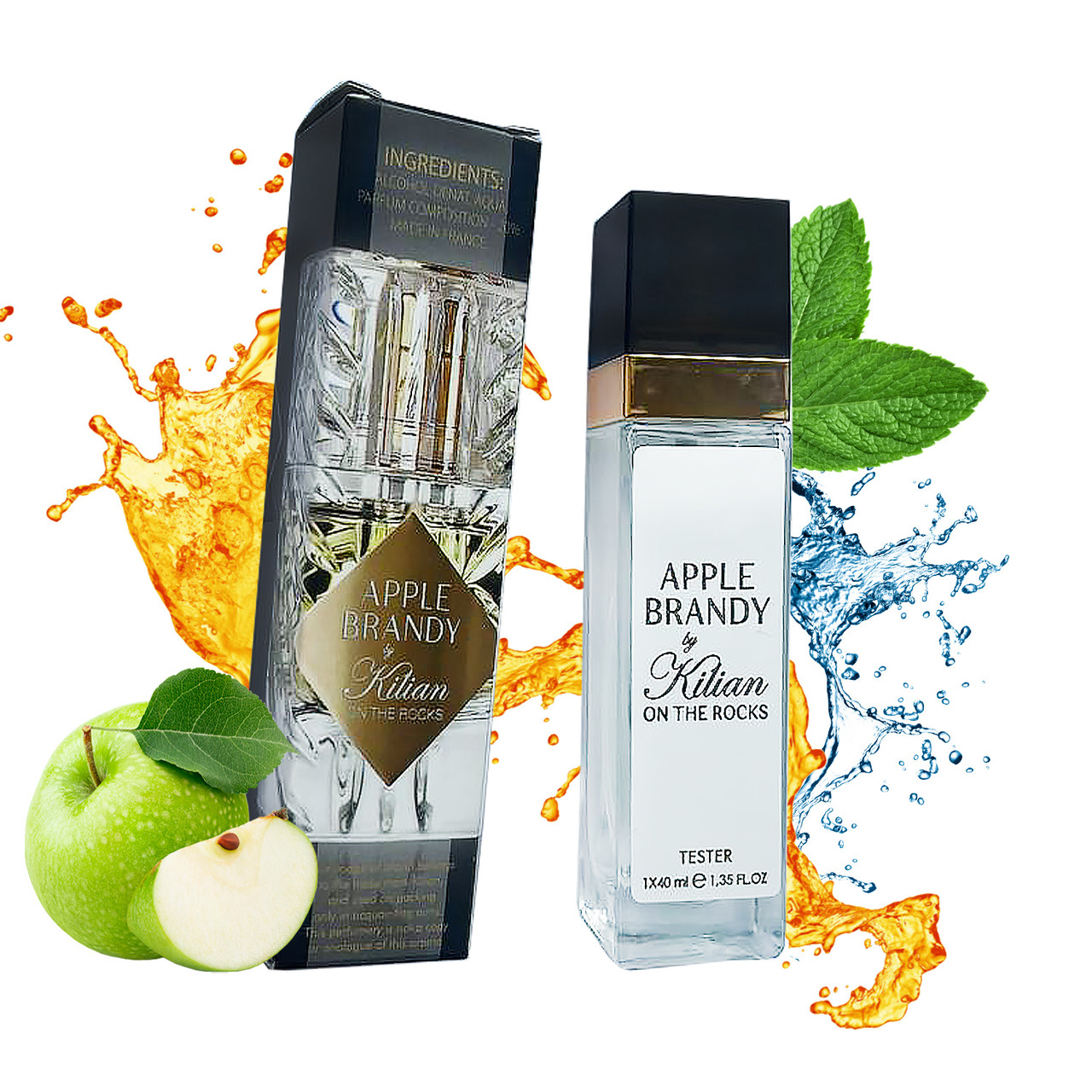 KILIAN APPLE BRANDY ON THE ROCKS (КIЛIАН ЕПЛ БРЕНДИ ОН ЗЕ РОКС) 40 МЛ. ОПТ