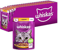 WHISKAS® для дорослих котів в желе (Віскас)