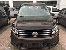 Дефлектор капота (мухобійка) Volkswagen Caddy 2015 — 2020 (HIC)