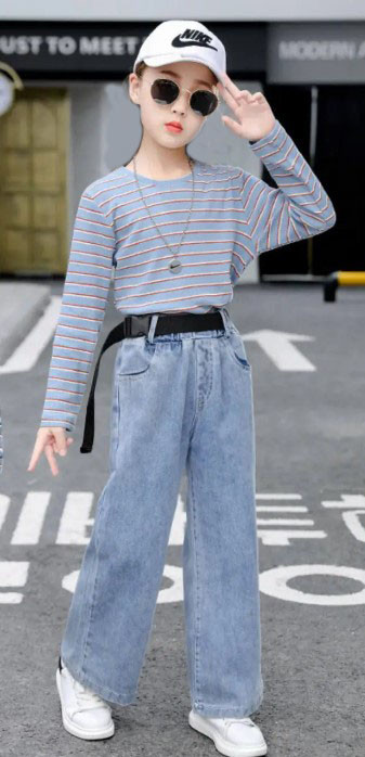 Костюм для хлопчика джинси моми з регланом 120, фото 1