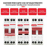 Ручний вимикач перемикач AC/DC on-off-on 40а, фото 4