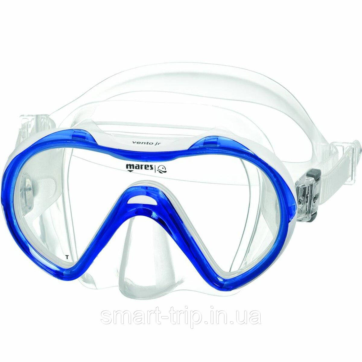 Маска для снорклінгу Mares Vento Jr синя дитяча