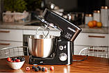 Планетарний міксер тістоміс кухонний комбайн Mesko MS 4217 1200W, фото 9