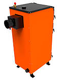 Побутовий твердопаливний котел ВІТЯЗЬ COMFORT 30 кВт (ВІТЯЗЬ КОМФОРТ) (з димоходом назад), фото 4