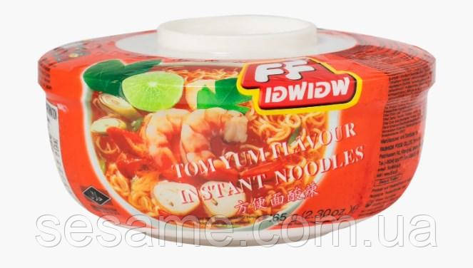 Локшина швидкого приготування в тарілці Tom Yum Seafood Flavour FASHION FOOD 65 г (Таїланд)