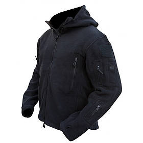 Кофта флісова тактична з капюшоном Kombat UK Recon Hoodie чорна