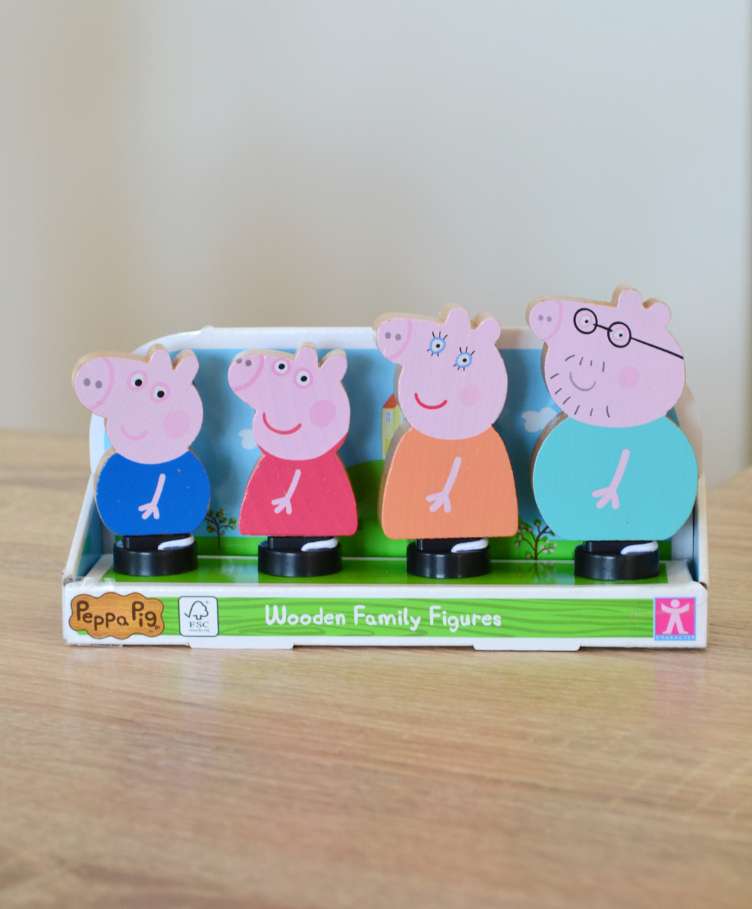 Набір дерев'яних фігурок peppa Сім'я Пеппи 07268