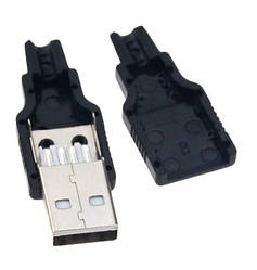 Роз'єм USB Type A (папа) з корпусом