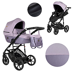 Дитяча коляска 2в1 Expander VIVA  (колір Pink) водовідштовхувальна тканина + еко-шкіра