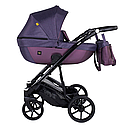 Дитяча коляска 2в1 Expander VIVA  (колір Plum) водовідштовхувальна тканина + еко-шкіра, фото 2