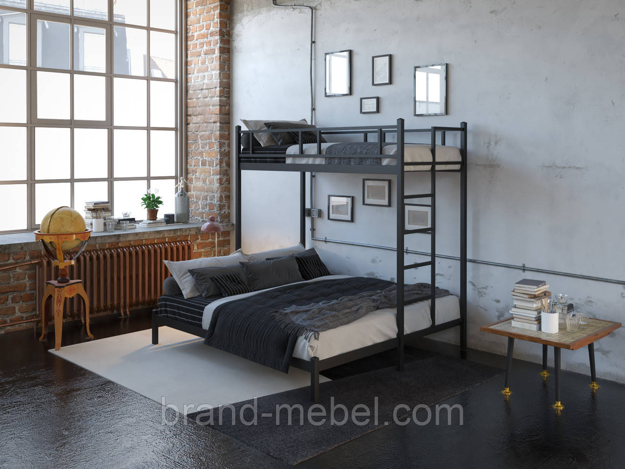 Ліжко трьохспальне ФУЛХЕМ, фото 1