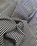 Софт принт дрібна смужка темно-синя, фото 6