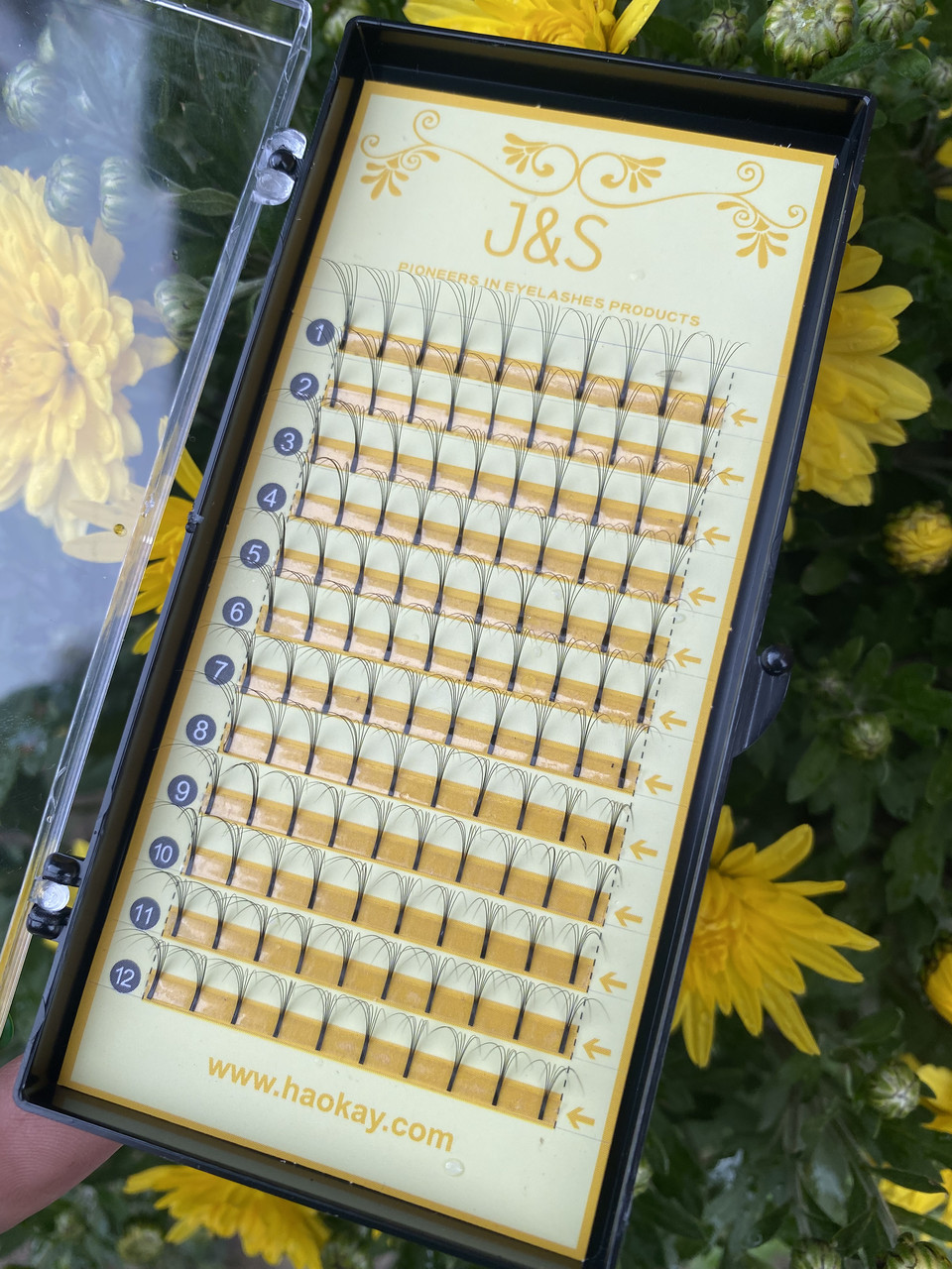 Пучкові вії 6D, D/0,07 — 13 мм