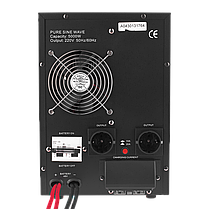 ДБЖ з правильною синусоїдою 48V LPY-B-PSW-7000VA+(5000Вт)10A/20A, фото 3