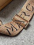 Жіноча сумка клатч Marc Jacobs The Snapshot Full Gold (золотиста) torba0081 стильна на текстильному ремені top, фото 9