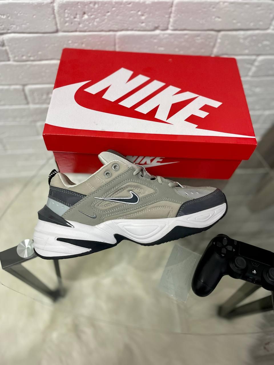 Чоловічі кросівки Nike M2K (сірі) якісні весняні низькі спортивні кроси Ar99462 top, фото 1