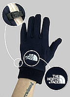 Перчатки The North Face Windwall Etip Glove (синие) PD7439 трикотажные теплые с сенсорным пальцем cross