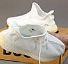 Жіночі та Чоловічі кросівки Adidas Yeezy Boost 350 V2 White Адідас Ізі Буст 350 білі сітка Унісекс, фото 6