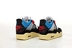 Чоловічі кросівки Nike Air Jordan 4 (різнобарвні) низькі молодіжні весняні кроси К14150 top, фото 2