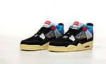 Чоловічі кросівки Nike Air Jordan 4 (різнобарвні) низькі молодіжні весняні кроси К14150 top, фото 3