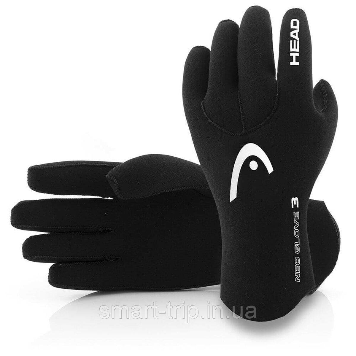 Рукавички для триатлону Head Neo Glove 3 mm чорні XXL