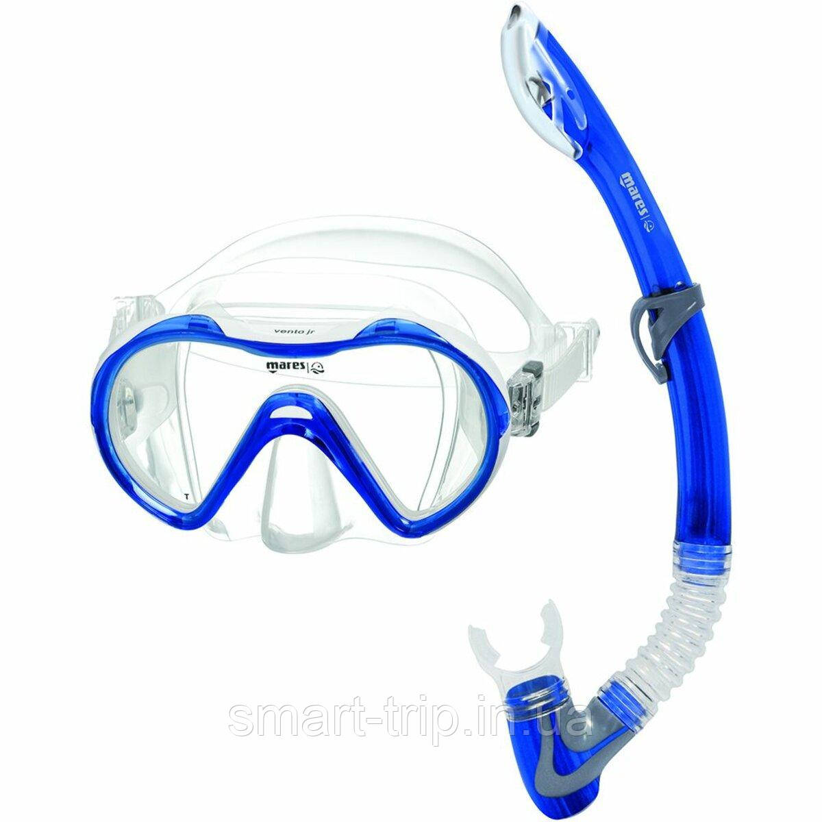 Набір для снорклінгу Mares Vento Jr (маска + трубка) синій дитячий