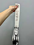 Жіноча подарункова сумка Marc Jacobs Snapphot White Black (біла з чорним) LAMJ050 модна стильна сумочка top, фото 7
