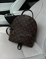 Женский стильный рюкзак LV Backpack Brown Black (коричневый) BONO4048 красивый небольшой городской cross