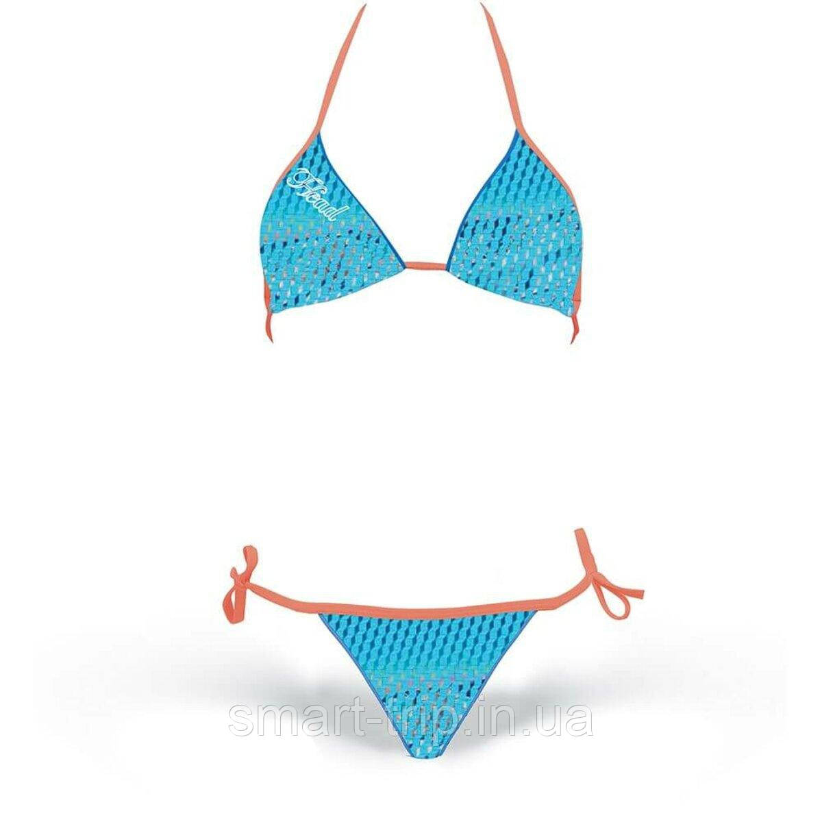 Купальник для басейну Head Scale Bikini Pipe роздільний блакитний жіночий 44