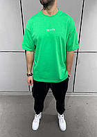 Мужская базовая футболка (зеленая) Аada1105-13422 качественная повседневная спортивная одежда Турция top L