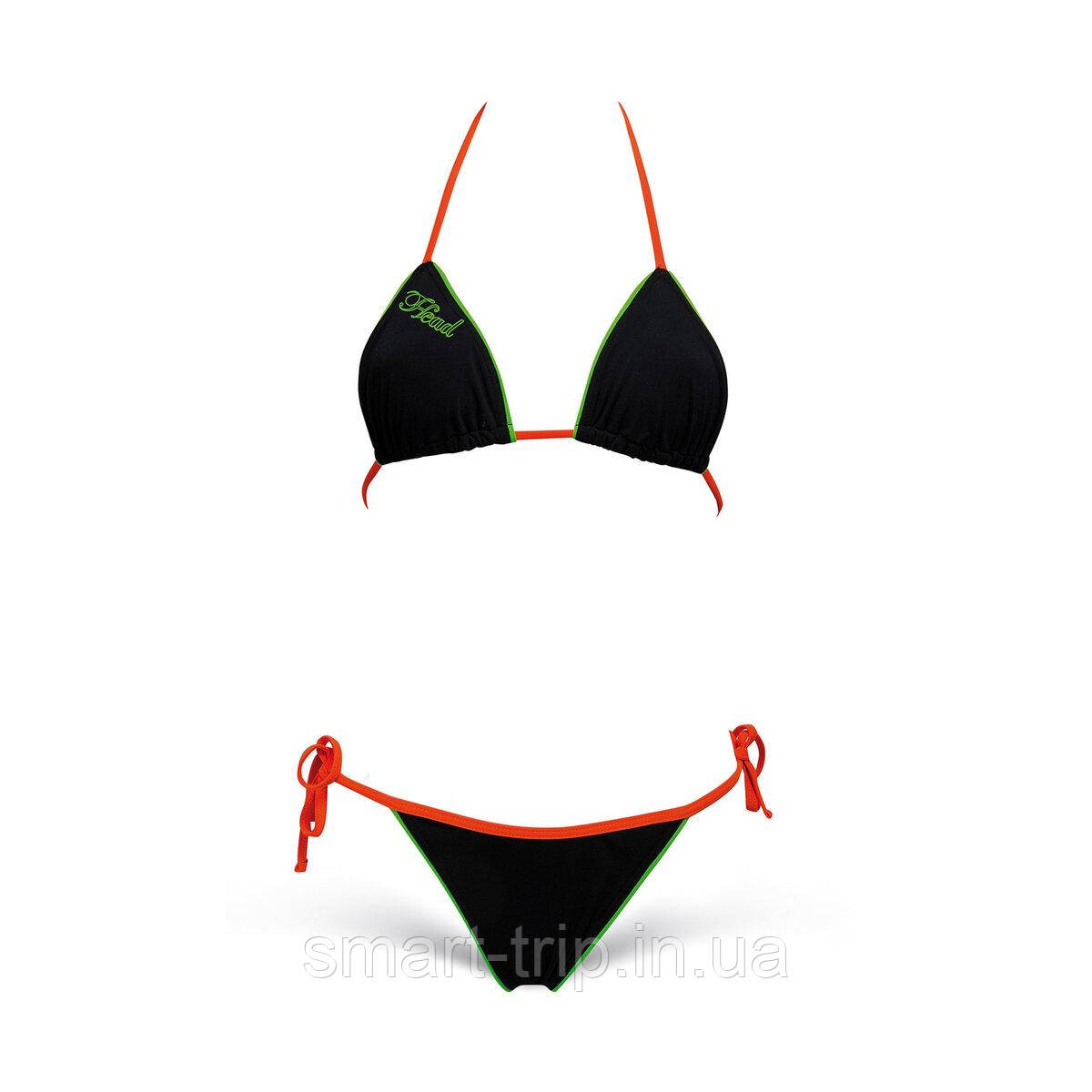 Купальник для басейну Head Tribikini роздільний чорний жіночий 48