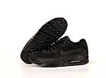 Чоловічі кросівки Nike Air Max 90 (чорні) осінні спортивні кроси К14222 top, фото 3