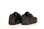 Чоловічі кросівки Nike Air Max 90 (чорні) осінні спортивні кроси К14222 top, фото 5