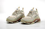 Жіночі кросівки Balenciaga Triple S (бежеві) модні весняні кроси з багатошаровою підошвою К12266 top, фото 3