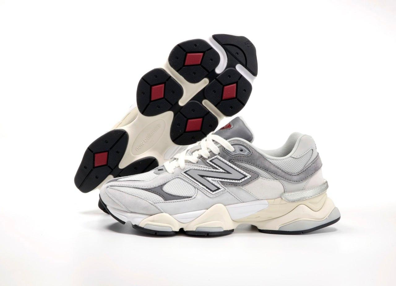 Чоловічі кросівки New Balance 9060 (сірі) світловідбивні стильні зручні кроси для спорту К14236 top, фото 1