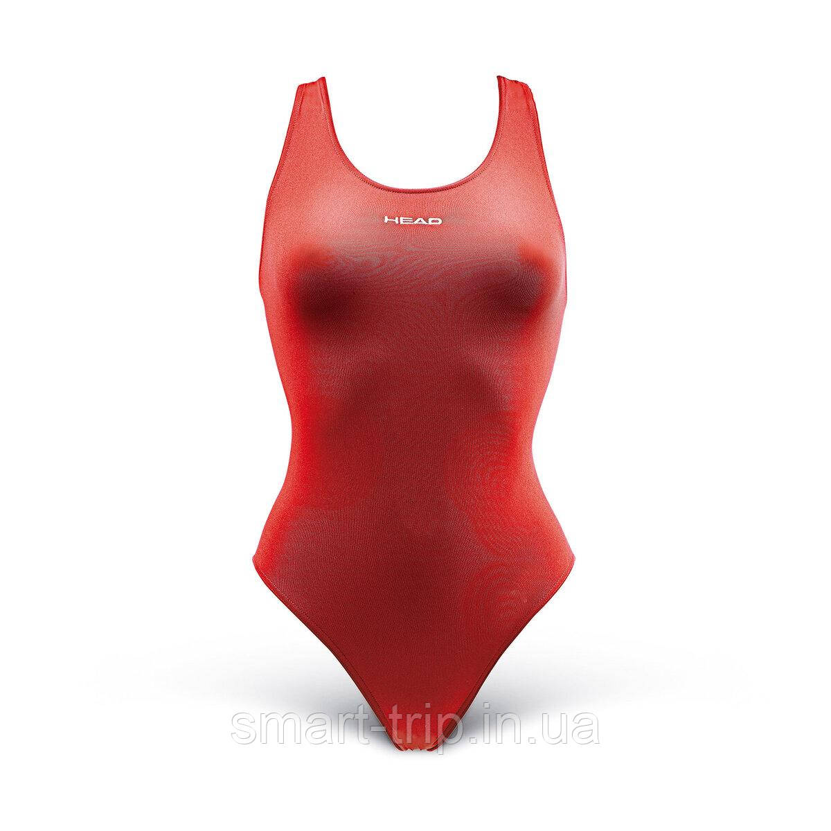 Купальник для басейну Head Solid Ultra-PBT червоний жіночий 40