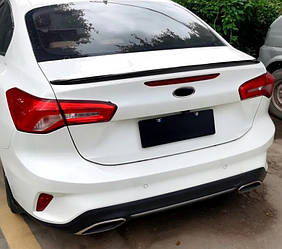 Спойлер кришки багажника (лип спойлер, сабля) Ford Focus 3 седани 2019+ г. Фокус 3
