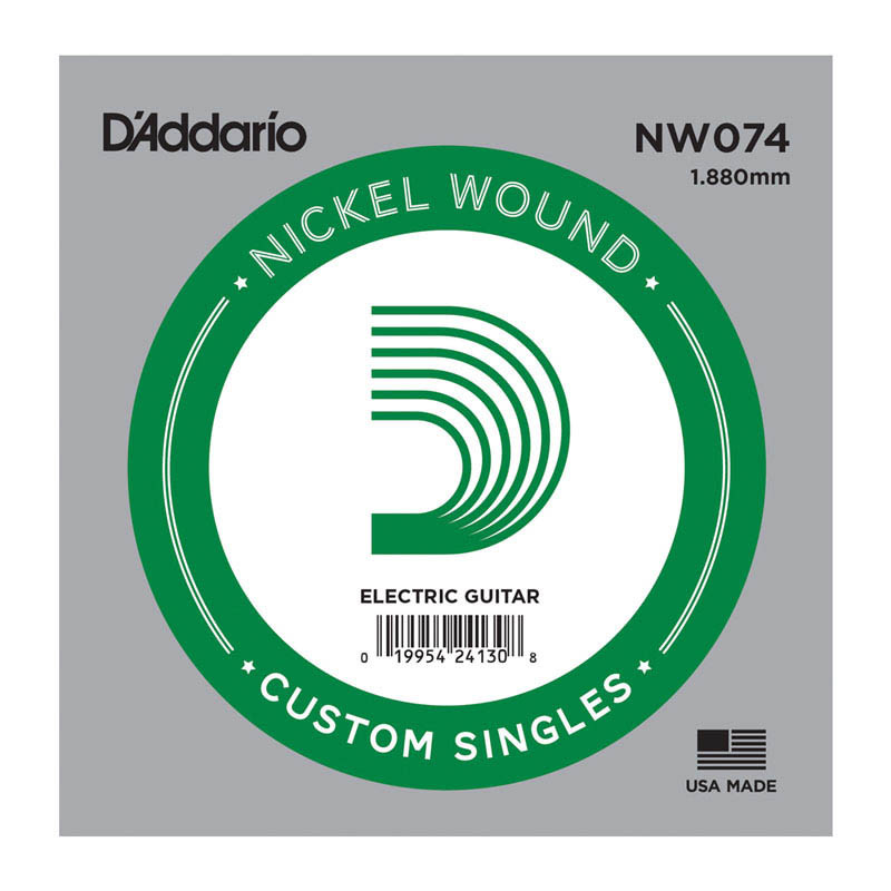 Струна для електрогітари D'Addario NW074 XL Nickel Wound 074, фото 1