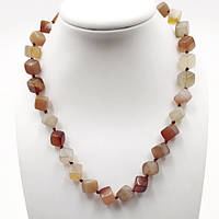 Буси Сердолик Кубик 14х10 мм довжина 50 см